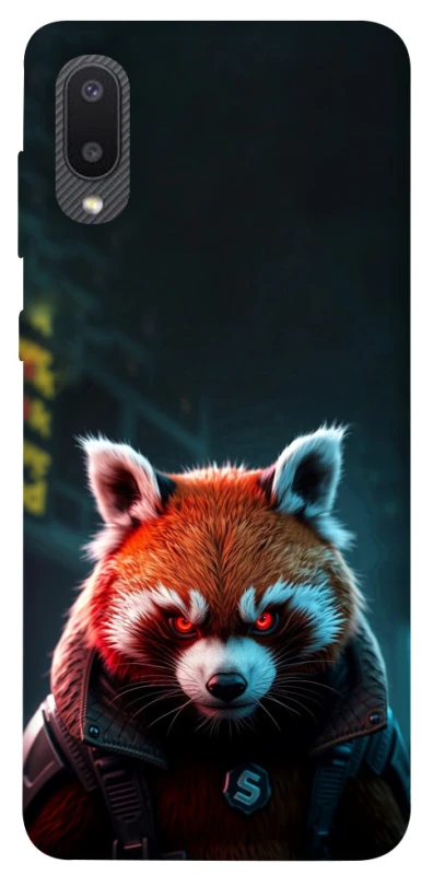 Чохол на Samsung Galaxy A02 Cyber Red Panda фото 1 з 1