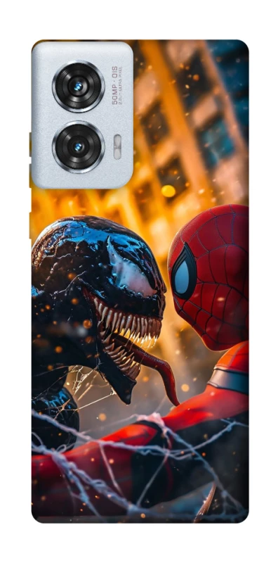 Чехол на Motorola Edge 50 Fusion Venom vs Spiderman фото 1 из 1
