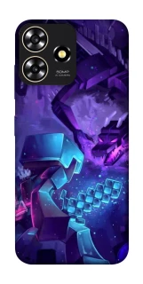 Чехол на ZTE Blade A73 4G Minecraft dragon фото 1 из 1