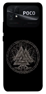 Чехол на Xiaomi Poco C40 Валькнут v3 фото 1 из 1