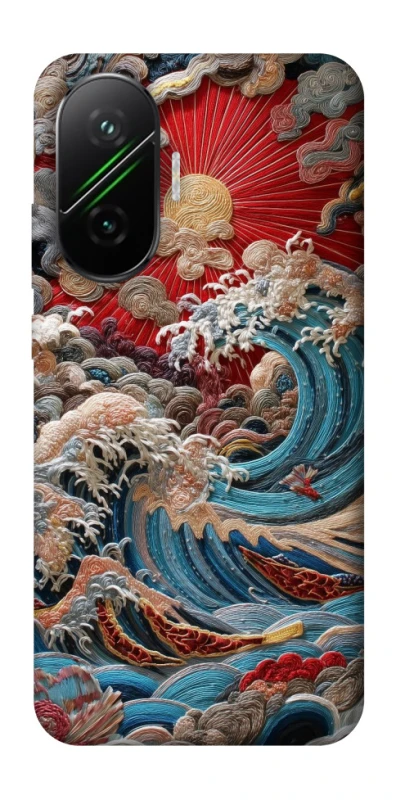 Чохол на Xiaomi Poco F7 Japa wave ver.2 фото 1 з 1