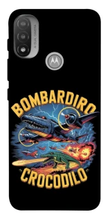Чохол на Motorola Moto E20 Bombardino Crocodilo v2 фото 1 з 1