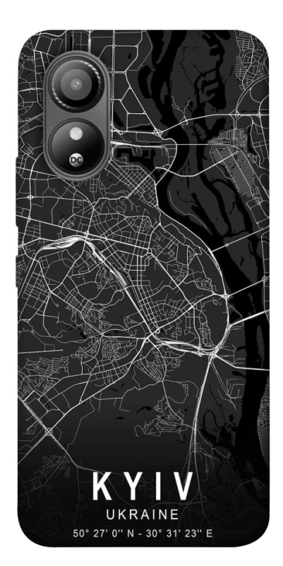 Чехол на ZTE Blade L220 Kyiv map фото 1 из 1