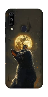 Чехол на ZTE Blade A7 (2020) Кот под луной v2 фото 1 из 1