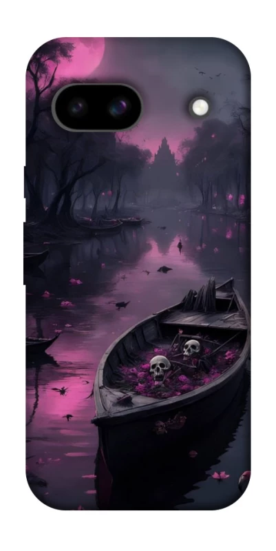 Чохол на Google Pixel 8a Boat and flamingo фото 1 з 1