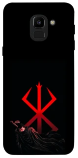 Чехол на Samsung J600F Galaxy J6 (2018) Berserk Red Logo фото 1 из 1