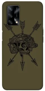 Чохол на Oppo A74 4G Mil skull фото 1 з 1