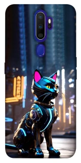 Чохол на Oppo A5 (2020) / Oppo A9 (2020) Cyber cat фото 1 з 1