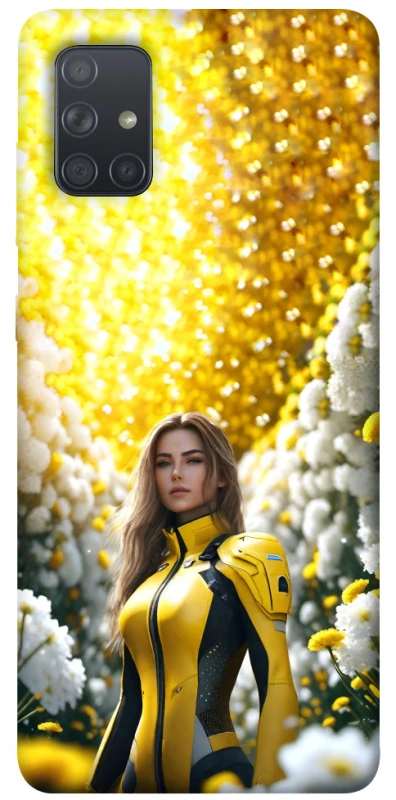 Чохол на Samsung Galaxy A71 Cyber space girl ver.2 фото 1 з 1