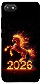 Чохол на Xiaomi Redmi 6A Red Fire Horse ver.1 фото 1 з 1