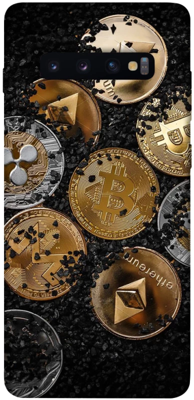 Чехол на Samsung Galaxy S10+ Many coins v2 фото 1 из 1