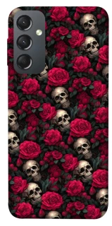 Чехол на Samsung Galaxy A24 4G Черепа и розы фото 1 из 1