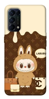 Чохол на Oppo Reno 5 4G Labubu LV фото 1 з 1