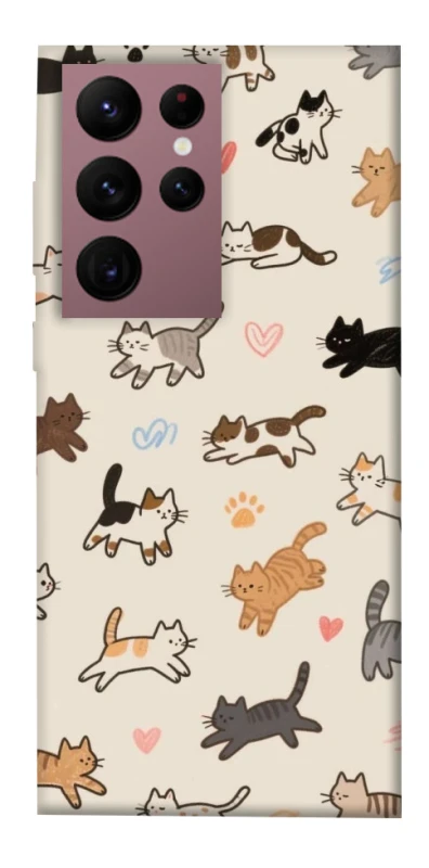 Чохол на Samsung Galaxy S22 Ultra Cat style ver.2 фото 1 з 1