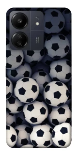 Чохол на Xiaomi Poco C65 Футбольні м'ячи фото 1 з 1