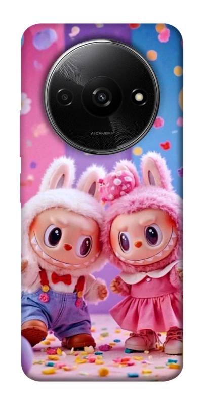 Чохол на Xiaomi Redmi A3 Labubu twins ver.3 фото 1 з 1