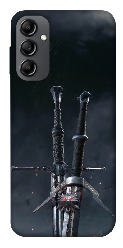 Чехол на Samsung Galaxy A14 4G/5G Мечи Ведьмака фото 1 из 1