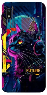 Чохол на Samsung Galaxy A10 (A105F) Cyber Cat v2 фото 1 з 1