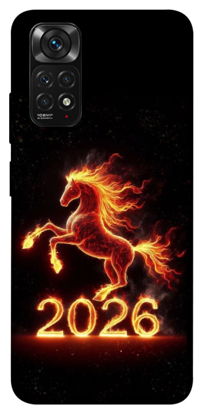 Чохол на Xiaomi Redmi Note 11 (Global) / Note 11S Red Fire Horse ver.1 фото 1 з 1