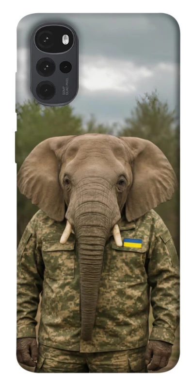 Чохол на Motorola Moto G22 Слон захисник фото 1 з 1