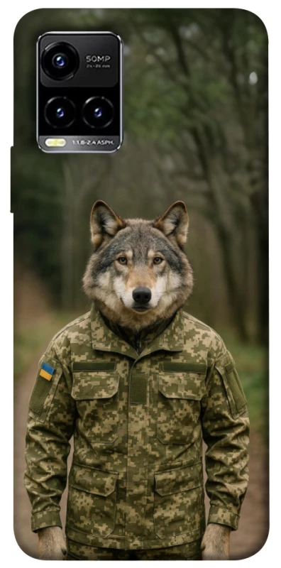 Чохол на Vivo Y21 / Y33s Вовк захисник фото 1 з 1