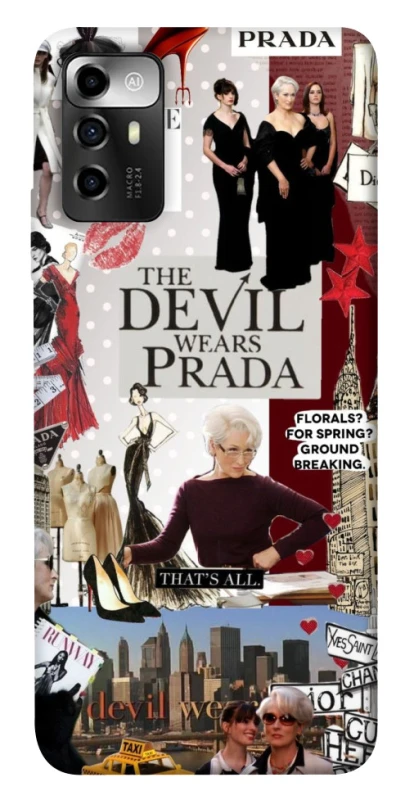 Чехол на ZTE Blade V40 Vita Fashion collage ver.15 фото 1 из 1