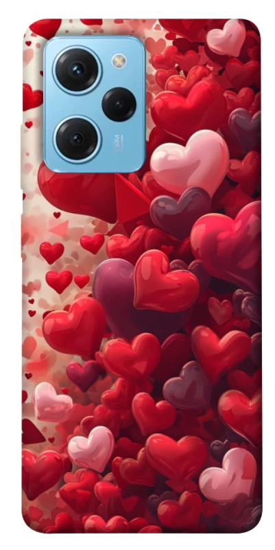 Чохол на Xiaomi Poco X5 Pro 5G Many hearts фото 1 з 1