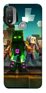 Чохол на Motorola Moto E20 Minecraft dungeon фото 1 з 1
