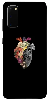 Чохол на Samsung Galaxy S20 Heart with flowers фото 1 з 1
