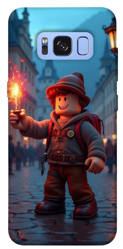 Чехол на Samsung G950 Galaxy S8 Roblox Fire Logo Blue Flames фото 1 из 1