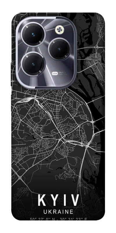 Чехол на Infinix Hot 40 Pro Kyiv map фото 1 из 1