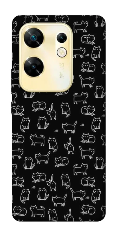 Чохол на Infinix Zero 30 4G Black Cats фото 1 Чохол на Infinix Zero 30 4G Black Cats фото 1 з 1