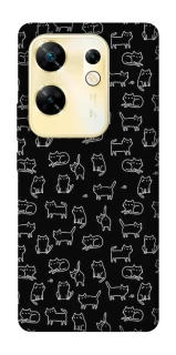 Чохол на Infinix Zero 30 4G Black Cats фото 1 Чохол на Infinix Zero 30 4G Black Cats фото 1 з 1