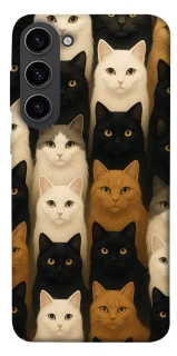 Чехол на Samsung Galaxy S23 Colorful Cat Collage фото 1 из 1