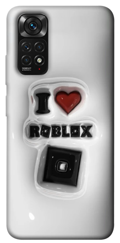 Чохол на Xiaomi Redmi Note 11 (Global) / Note 11S I love Roblox фото 1 з 1