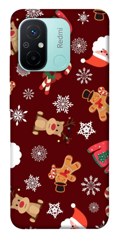 Чехол на Xiaomi Redmi 12C / Poco C55 Новогодний v6 фото 1 из 1