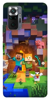 Чехол на Xiaomi Redmi Note 10 Pro Minecraft game фото 1 из 1