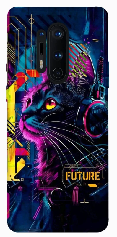 Чохол на OnePlus 8 Pro Cyber Cat v2 фото 1 з 1