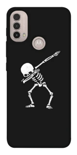 Чехол на Motorola Moto E40 Halloween skeleton фото 1 из 1