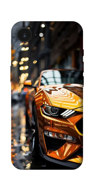Чохол на Apple iPhone 17e (6.1") Golden sports car фото 1 з 1