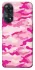 Чехол на Oppo Reno 8T 4G camouflage pink фото 1 из 1