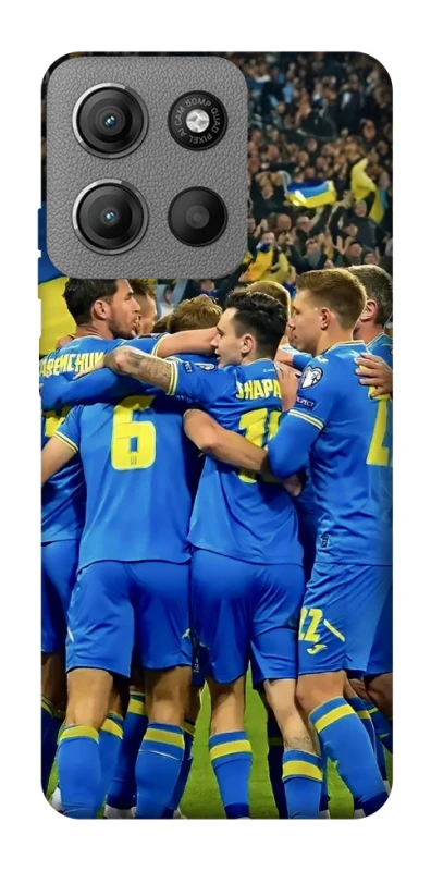 Чехол на Motorola Moto G15 4G Сборная Украины v3 фото 1 из 1