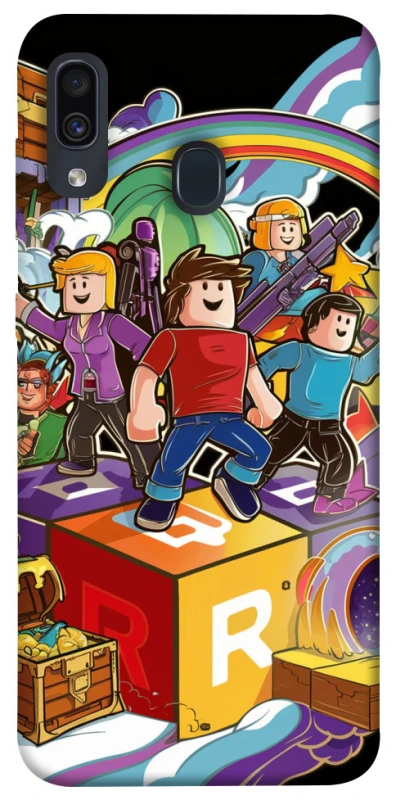 Чохол на Samsung Galaxy A20 / A30 Roblox family фото 1 з 1