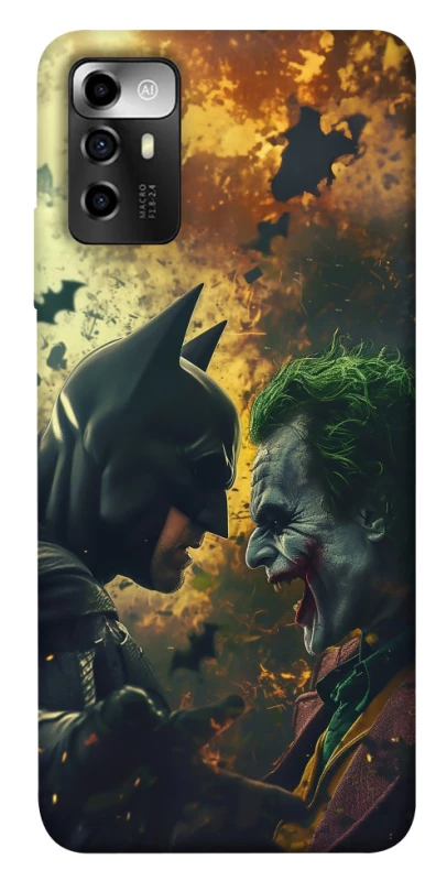Чохол на ZTE Blade A72 Batman and the Joker фото 1 з 1