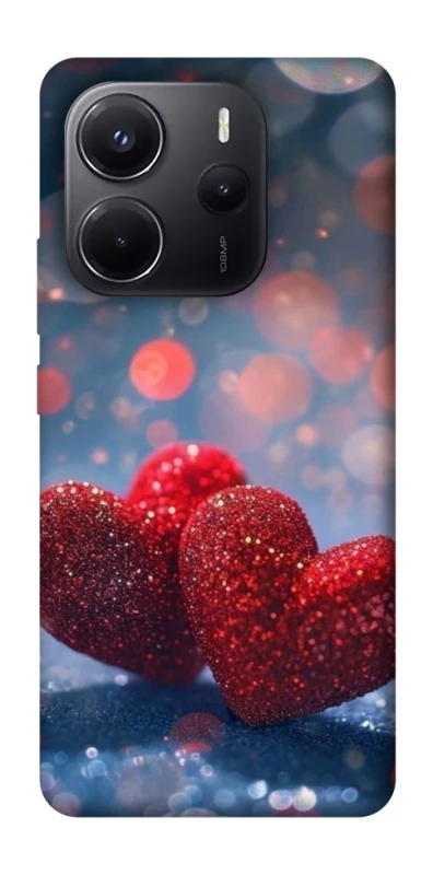 Чохол на Xiaomi Redmi Note 14 4G (Europe version) Red hearts фото 1 з 1