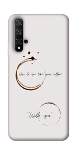 Чохол на Huawei Honor 20 / Nova 5T Coffee with you фото 1 з 1