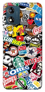 Чехол на Motorola Moto E13 brands фото 1 из 1