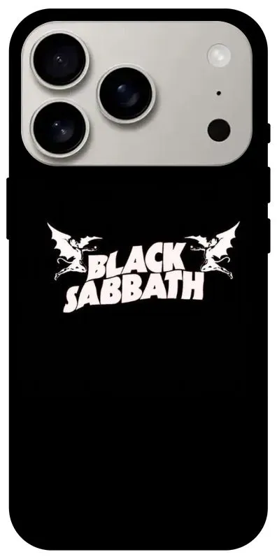 Чохол на Apple iPhone 18 Pro Black Sabbath logo ver.2 фото 1 з 2