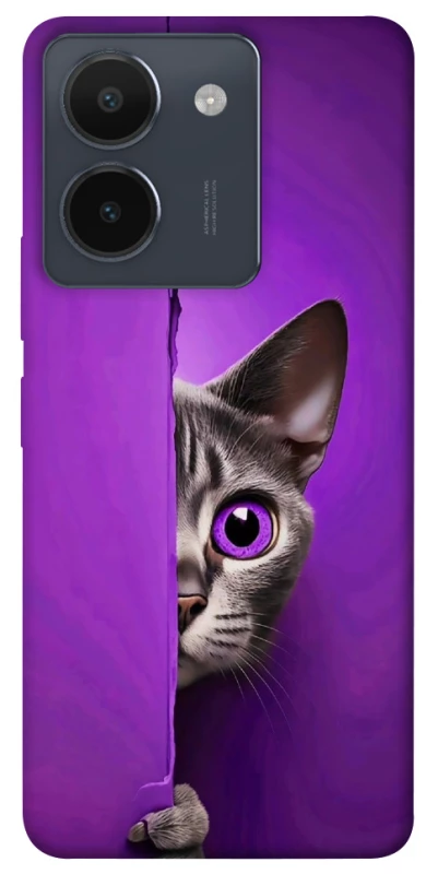 Чохол на Vivo Y36 Кіт-підглядач фото 1 з 1