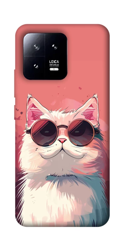 Чохол на Xiaomi 13 Сat with glasses фото 1 з 1
